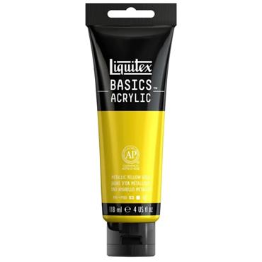 LIQUITEX BASICS 118ML METALLIC YELLOW GOLD