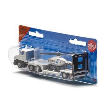 Siku Police Low Loader w/ Helicopter | 1:87 (1610)
