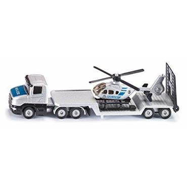Siku Police Low Loader w/ Helicopter | 1:87 (1610)
