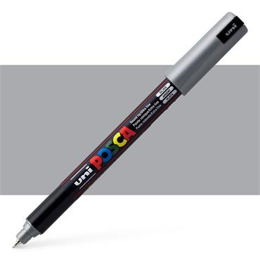 POSCA PC-1MR ULTRA FINE PIN TIP SILVER