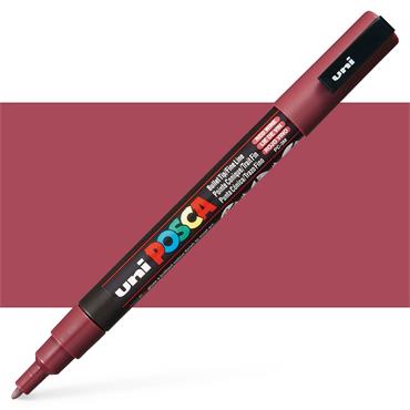 PC-3M RED WINE UNI POSCA BULLET TIP