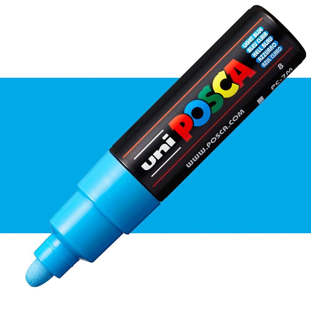 Posca Pc7M Bullet Tip Paint Marker Pen Light Blue