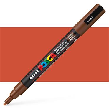 POSCA PC-3M FINE BULLET TIP BROWN
