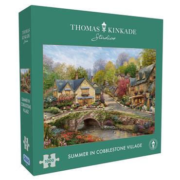 Thomas Kinkade: Summer in Cobblestone Village (1000)