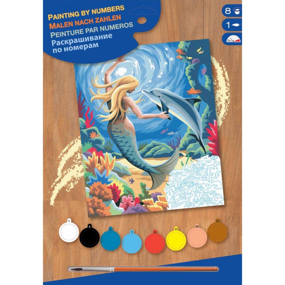Mermaid Paint By Numbers Hobby Shop Sligo Ireland