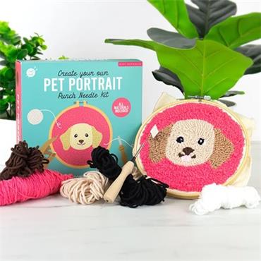 Pet Portraits - Dog Punch Needle