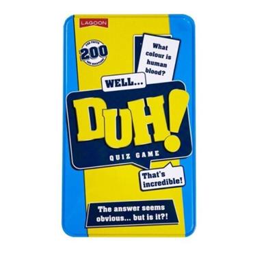 Well Duh! Quiz Game Tin