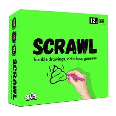 Scrawl Drawing Party Board Game 12+