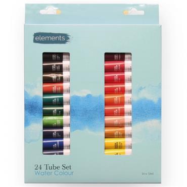 Elements Watercolour Paint Set - 24 set