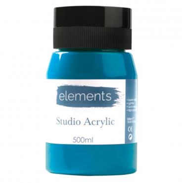 Elements 500ml Acrylic Turquoise