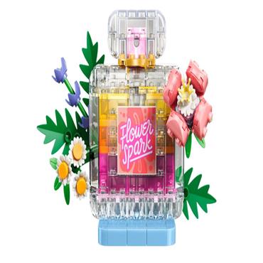 31383 Floral Decor Perfume Bottle