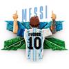 43018 Lionel Messi Celebration