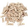 Creotime Mini Clothes Pegs | 100 Pieces