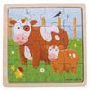 Bigjigs Wooden Puzzle | Cow and Calf | 12 Pieces