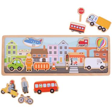 BigJigs Magnetic Board | City 