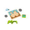 BigJigs Chunky Wooden Puzzle | Tractor | 5 Pieces