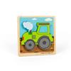 BigJigs Chunky Wooden Puzzle | Tractor | 5 Pieces