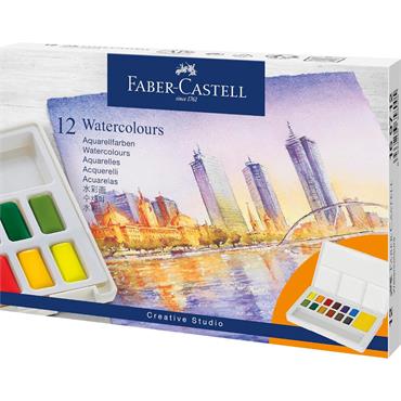 Faber-Castell Watercolour Set | 12 Pans