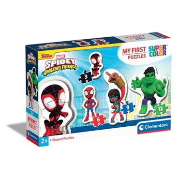 Marvel Spidey and his Amazing Friends - 4 Puzzles