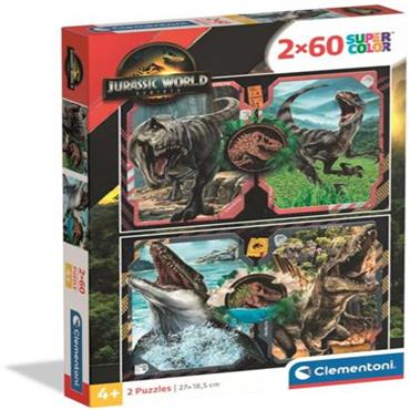 JURASSIC WORLD - 2 X 60 Pieces