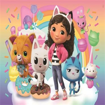 Gabby's Dollhouse 2 Puzzles - 20 Pieces