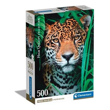 Jaguar In The Jungle - 500 pieces