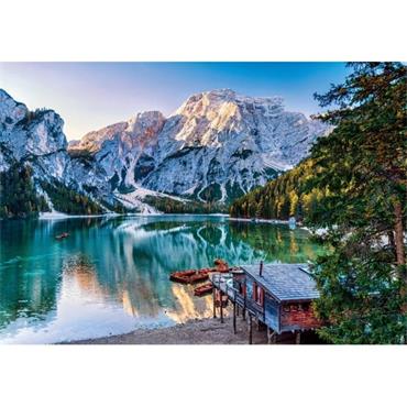 Emerald Lake Braies - 1000 Pieces