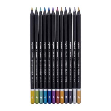 Bruynzeel Expression Colouring Pencils | Metallic | Set of 12