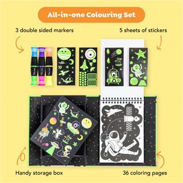 Bigjigs Colouring Set | Outer Space