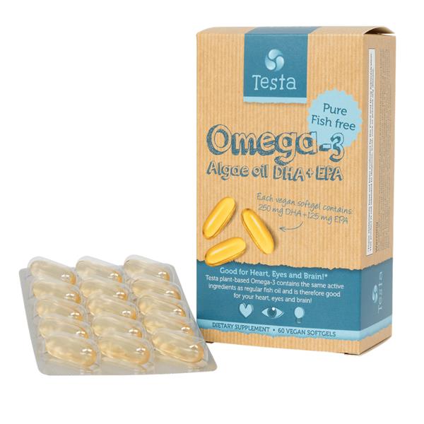 Testa Omega3 Algae Oil 60s Nourish.ie Nourish Health Food Store