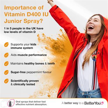 Better You Vitamin D400 Junior Oral Spray 15ml