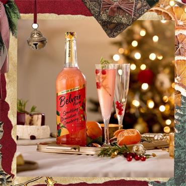 Belvoir Farm Sparkling Clementine & Cranberry 750ml