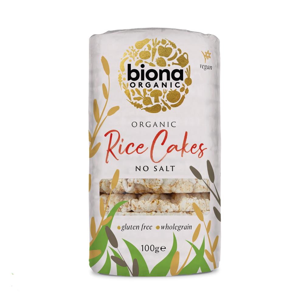 Biona Organic Rice Cakes (no salt) 100g | Nourish.ie | Nourish Health ...
