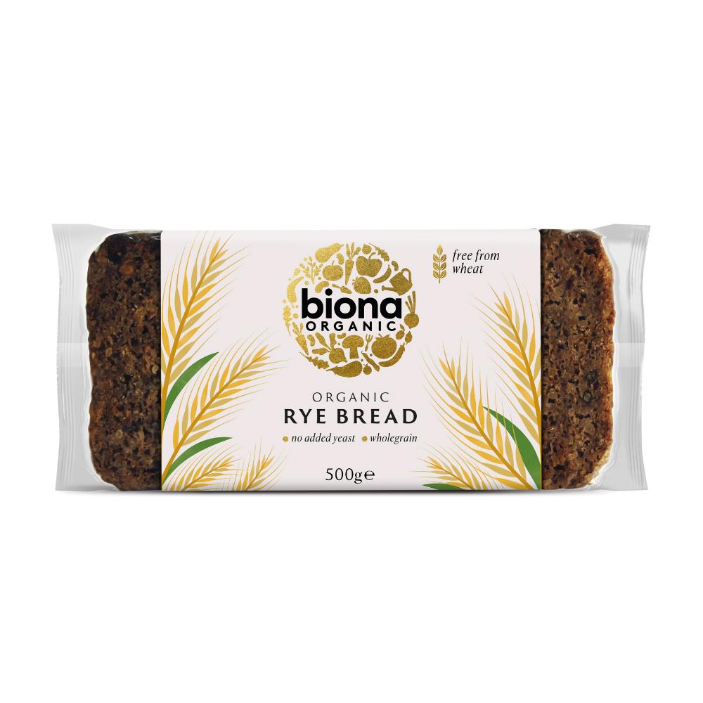 Biona Organic Rye Bread 500g Nourish.ie Nourish Health Food Store