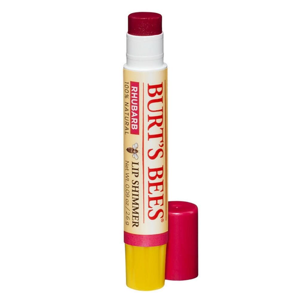 Burt's bees Lip Shimmer Rhubarb Nourish.ie