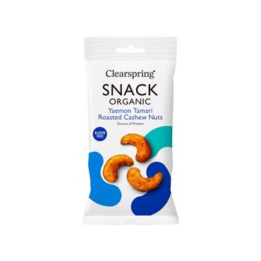Clearspring Organic Yaemon Tamari Roasted Cashew Nuts 30g