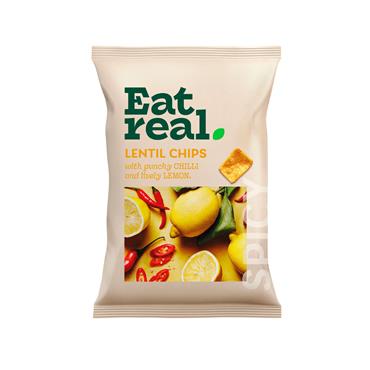 Eat Real Chilli & Lemon Lentil Chips 40g