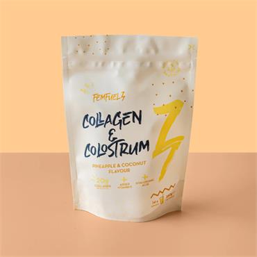 FemFuelz Collagen & Colostrum Pineapple & Coconut Flavour 350g