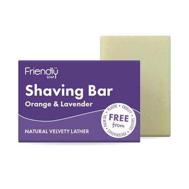 Friendly Orange & Lavender Shaving Bar 95g