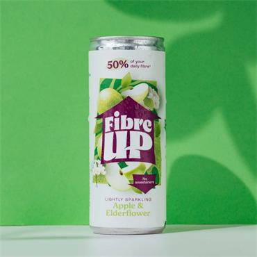 Fibre Up Lightly Sparkling Drink with Added Fibre Apple & Elderflower 250ml