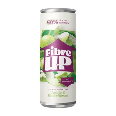 Fibre Up Lightly Sparkling Drink with Added Fibre Apple & Elderflower 250ml