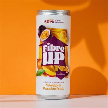 Fibre Up Lightly Sparkling Drink with Added Fibre Mango & Passionfruit 250ml
