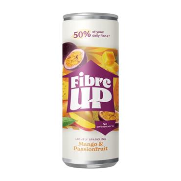 Fibre Up Lightly Sparkling Drink with Added Fibre Mango & Passionfruit 250ml