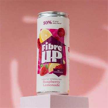 Fibre Up Lightly Sparkling Drink with Added Fibre Raspberry Lemonade 250ml