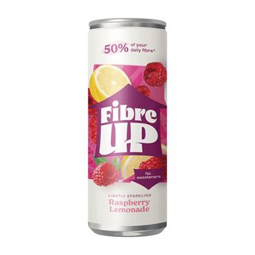 Fibre Up Lightly Sparkling Drink with Added Fibre Raspberry Lemonade 250ml