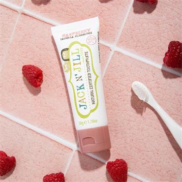 Jack N' Jill Natural Raspberry Calendula Toothpaste 50g