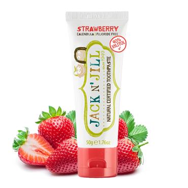 Jack N' Jill Natural Strawberry Calendula Toothpaste 50g