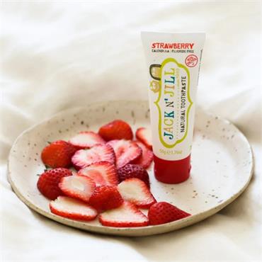 Jack N' Jill Natural Strawberry Calendula Toothpaste 50g