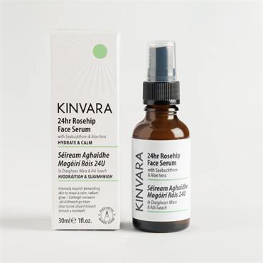 Kinvara Skincare 24hr Rosehip Face Serum 30ml