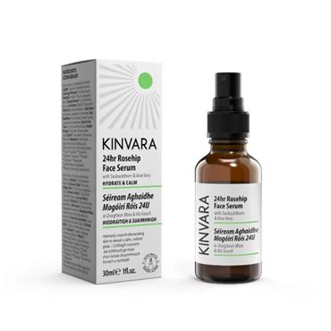 Kinvara Skincare 24hr Rosehip Face Serum 30ml